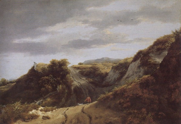 Ruins in a Dune Landscape by Jacob Van Ruisdael